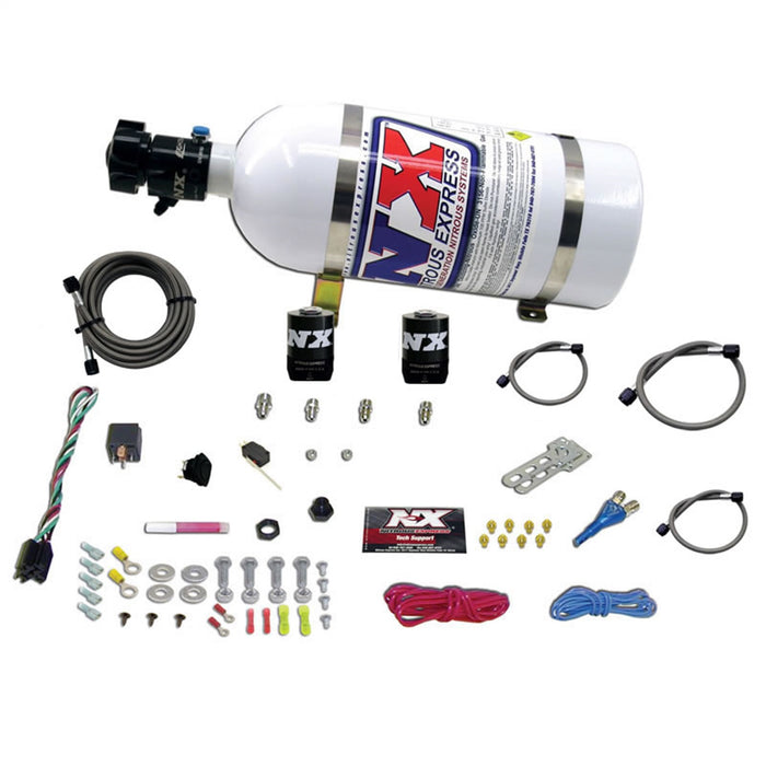 Nitrous Express 20921-10 ALL DODGE EFI SINGLE NOZZLE SYSTEM (35-50-75-100-150 HP) WITH 10LB BOTTLE - Truck Part Superstore
