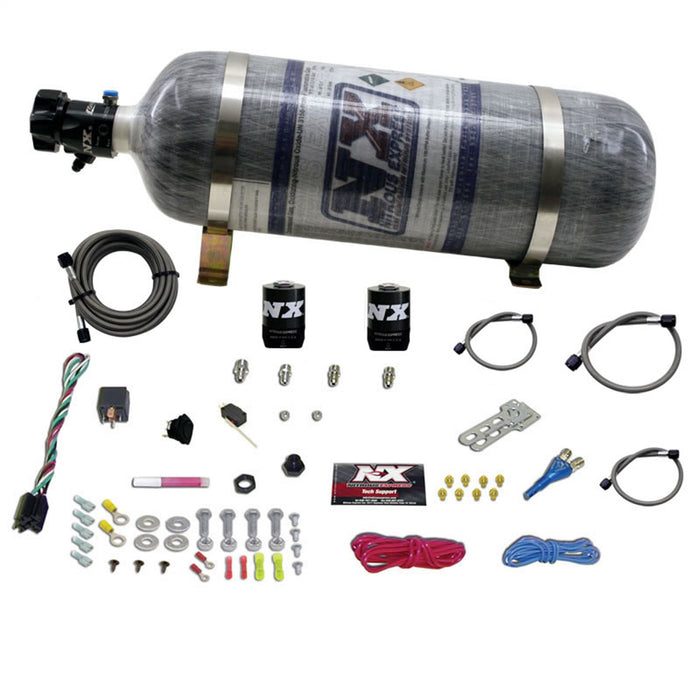 Nitrous Express 20921-12 ALL DODGE EFI SINGLE NOZZLE SYSTEM WITH COMPOSITE BOTTLE - Truck Part Superstore
