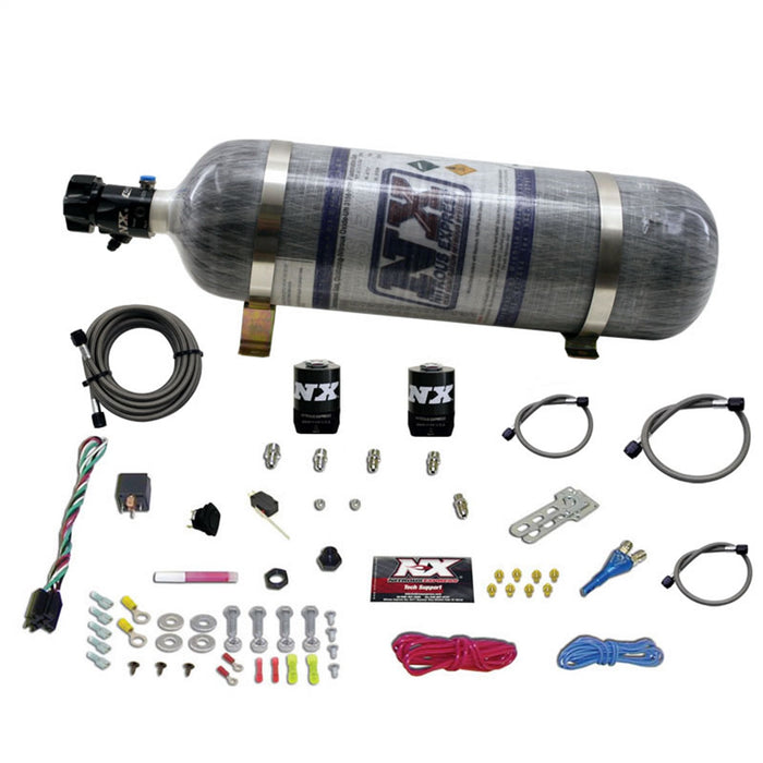 Nitrous Express 20922-12 ALL FORD EFI SINGLE NOZZLE SYSTEM WITH COMPOSITE BOTTLE - Truck Part Superstore