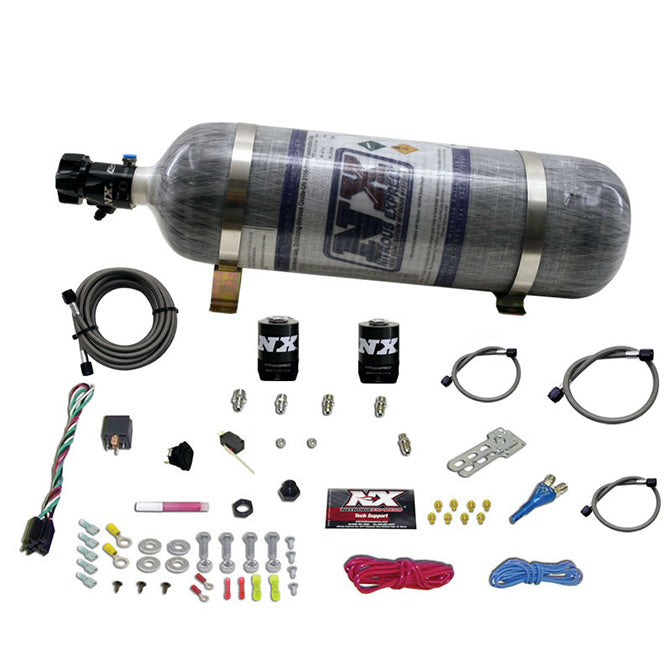 Nitrous Express 20922-12 ALL FORD EFI SINGLE NOZZLE SYSTEM WITH COMPOSITE BOTTLE - Truck Part Superstore