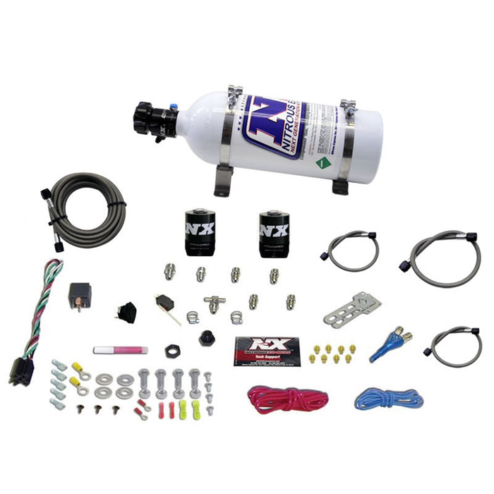 Nitrous Express 20923-05 ALL SPORT COMPACT EFI SINGLE NOZZLE SYSTEM (35-50-75 HP) WITH 5LB BOTTLE - Truck Part Superstore