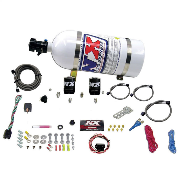 Nitrous Express 20930-10 5TH GEN CAMARO SINGLE NOZZLE SYSTEM (35-150HP) W/10LB BOTTLE - Truck Part Superstore