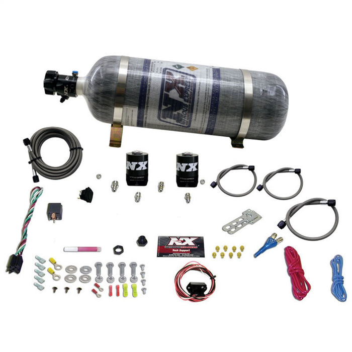 Nitrous Express 20930-12 5TH GEN CAMARO SINGLE NOZZLE SYSTEM (35-150HP) W/COMPOSITE BOTTLE - Truck Part Superstore