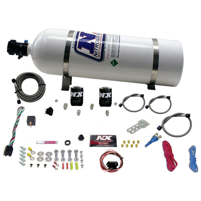 Nitrous Express 20930-15 5TH GEN CAMARO SINGLE NOZZLE SYSTEM (35-150HP) W/15LB BOTTLE - Truck Part Superstore