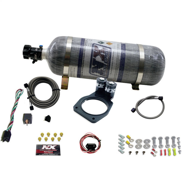 Nitrous Express 20931-12 5TH GEN CAMARO PLATE SYSTEM (50-150HP) 200HP-225HP JETTING AVAILABLE 12LB BOTTLE - Truck Part Superstore