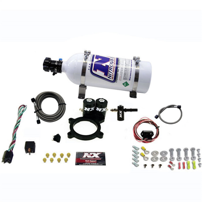 Nitrous Express 20936-05 2014-NEWER GM 5.3L TRUCK NITROUS PLATE SYSTEM (50-250HP) W/5LB BOTTLE - Truck Part Superstore