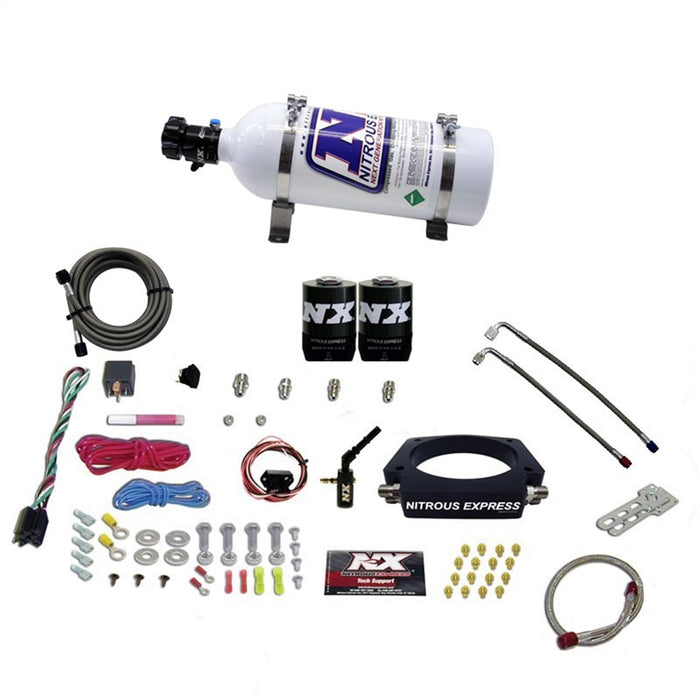Nitrous Express 20937-05 2014-NEWER GM 6.2L TRUCK NITROUS PLATE SYSTEM (35-300HP) W/5LB BOTTLE - Truck Part Superstore