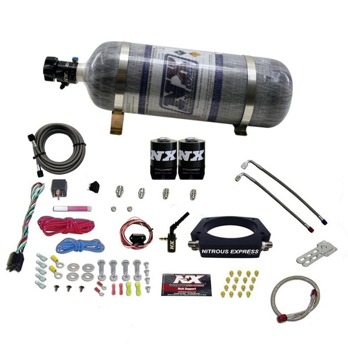 Nitrous Express 20937-12 2014-NEWER GM 6.2L TRUCK NITROUS PLATE SYSTEM (35-300HP) W/COMPOSITE BOTTLE - Truck Part Superstore