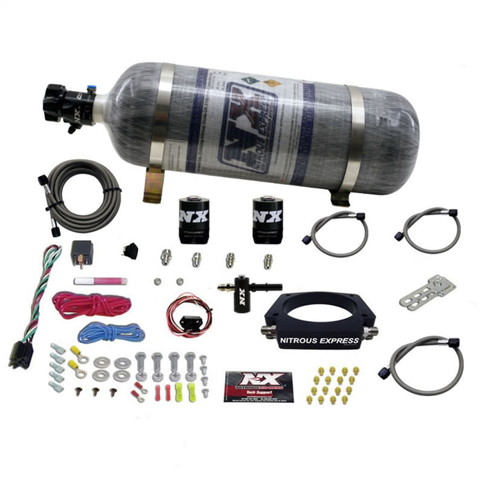 Nitrous Express 20938-12 C7 CORVETTE NITROUS PLATE SYSTEM (50-300HP) W/COMPOSITE BOTTLE - Truck Part Superstore