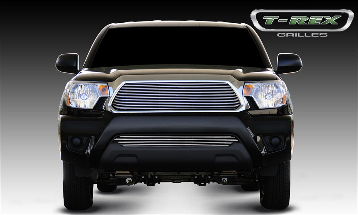 T-Rex Grilles 20938 Billet Series Grille; Horizontal; Aluminum; Polished; 1 Pc; Insert; - Truck Part Superstore