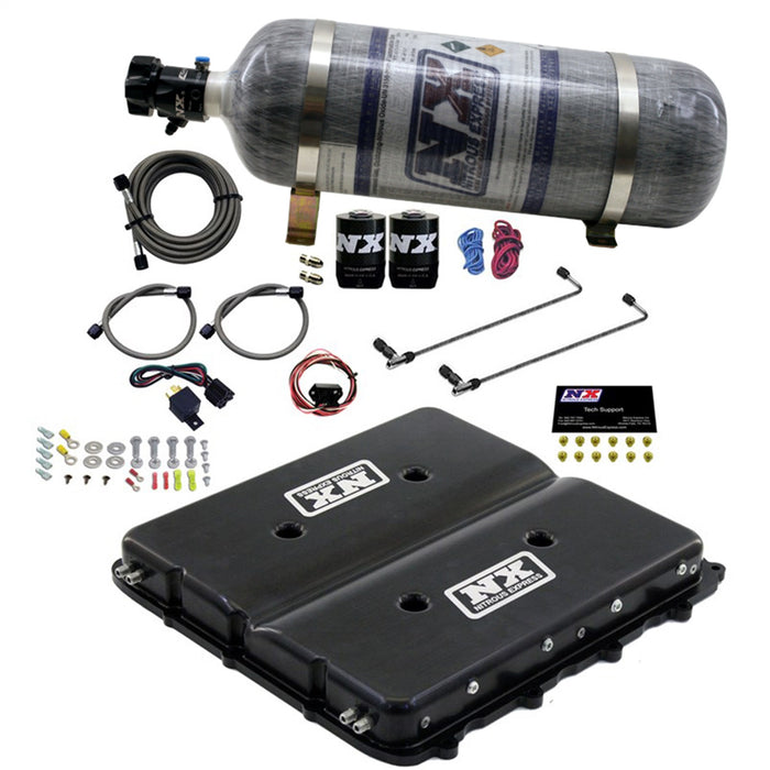 Nitrous Express 20939-12 Nitrous System with Billet LT4 Supercharger Lid w/12lb bottle - Truck Part Superstore