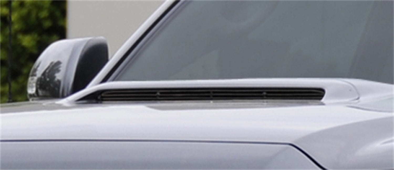 T-Rex Grilles 20939B Billet Series Hood Scoop Grille; Horizontal; Aluminum; Black; 1 Pc; Insert; - Truck Part Superstore