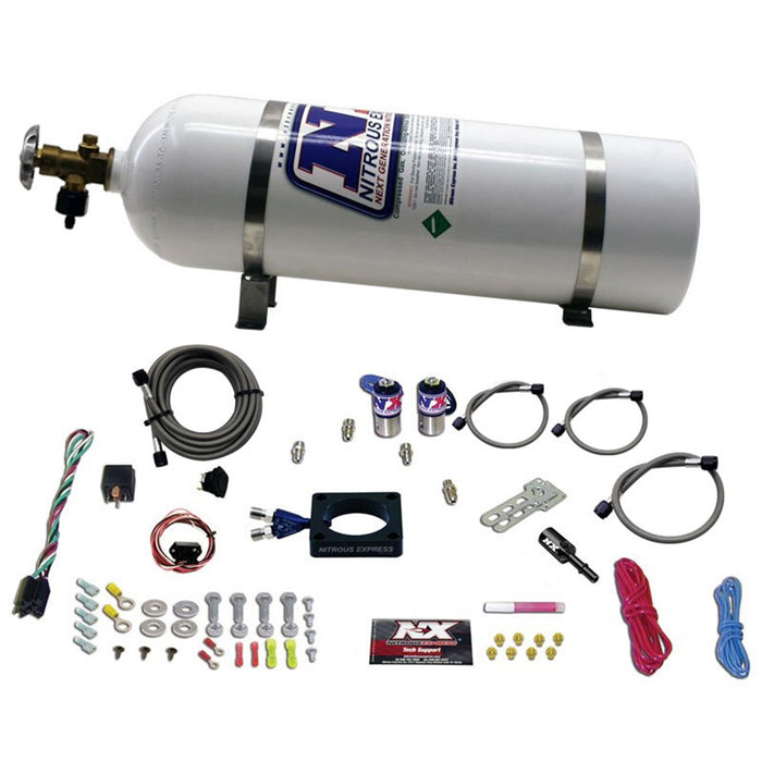 Nitrous Express 20941-15 DODGE DART 1.4L Turbo PLATE SYSTEM (35-100HP) WITH 15LB BOTTLE - Truck Part Superstore
