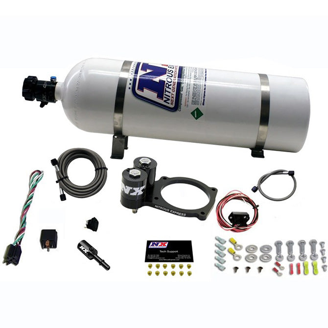 Nitrous Express 20943-15 Dodge Hellcat Nitrous Plate System w/15lb bottle - Truck Part Superstore