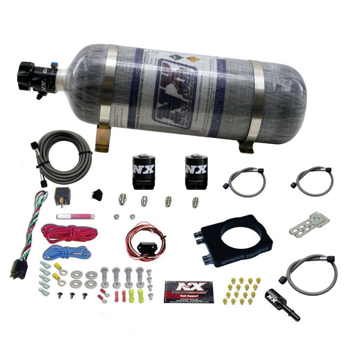 Nitrous Express 20944-12 DODGE HEMI PLATE SYSTEM (50-400HP) W/12LB COMPOSITE BOTTLE - Truck Part Superstore