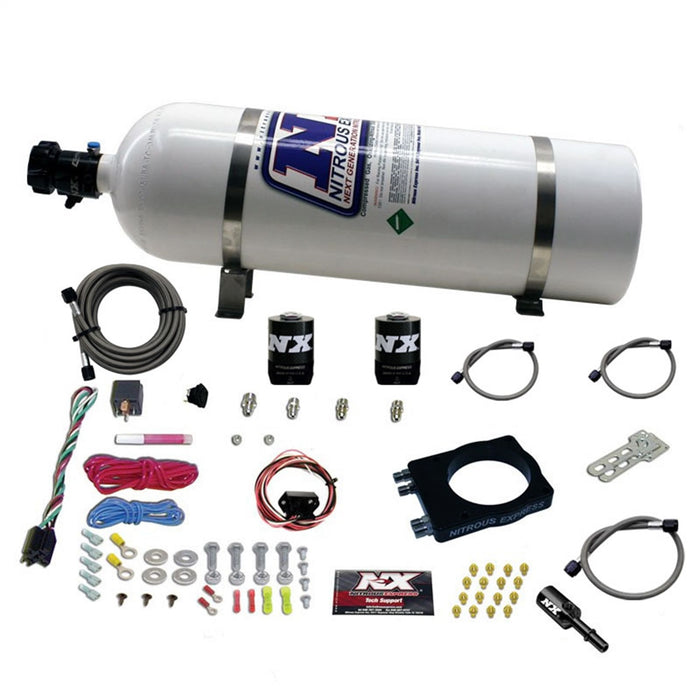 Nitrous Express 20944-15 DODGE HEMI PLATE SYSTEM (50-400HP) W/15LB BOTTLE - Truck Part Superstore
