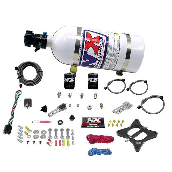 Nitrous Express 20946-10 4.6L 2 VALVE PLATE SYSTEM WITH 10LB BOTTLE - Truck Part Superstore