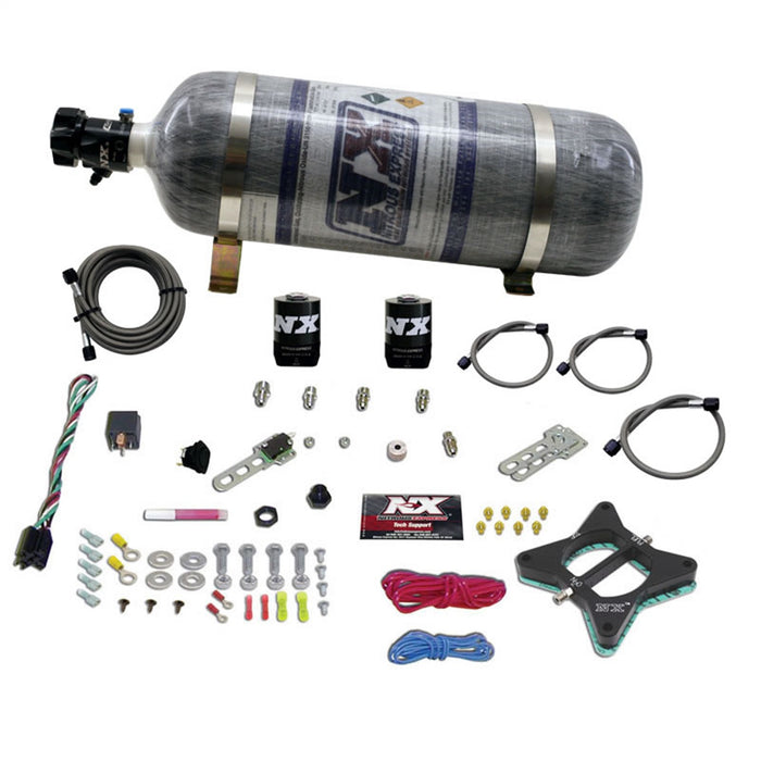 Nitrous Express 20946-12 4.6L 2 VALVE PLATE SYSTEM WITH COMPOSITE BOTTLE - Truck Part Superstore