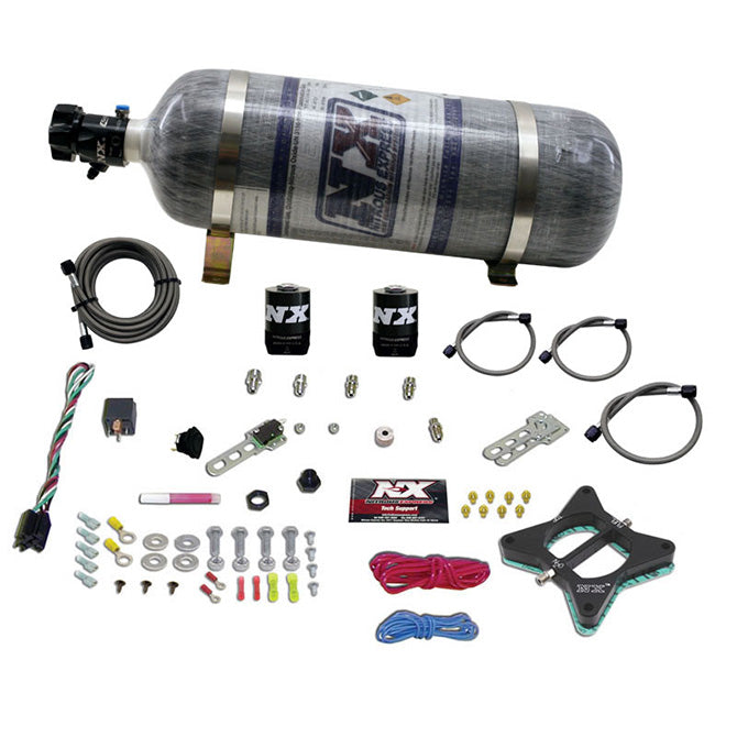 Nitrous Express 20946-12 4.6L 2 VALVE PLATE SYSTEM WITH COMPOSITE BOTTLE - Truck Part Superstore