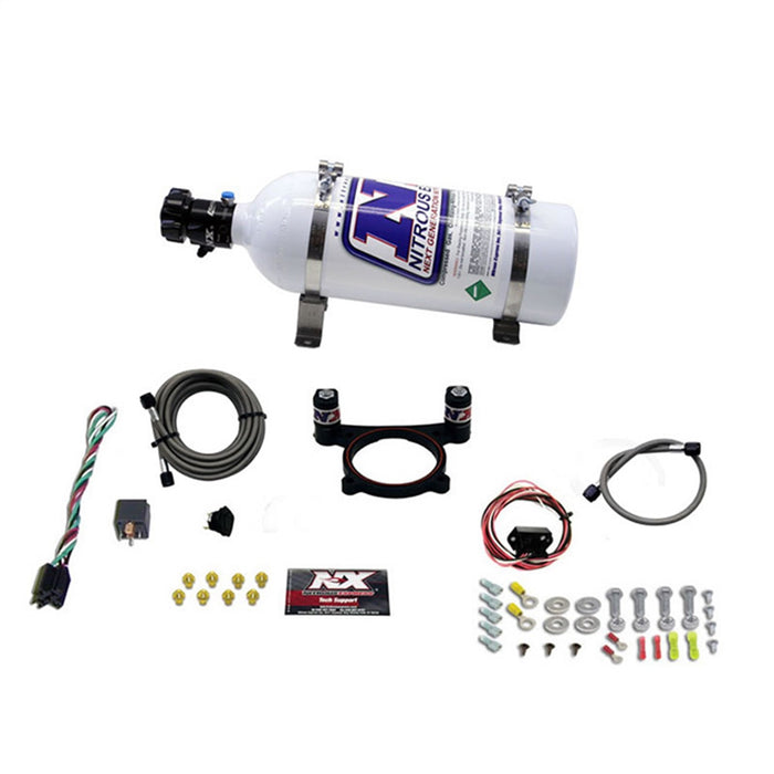 Nitrous Express 20948-05 5.0L Coyote and 7.3L Godzilla Plate System(50-200HP) WITH 5LB BOTTLE - Truck Part Superstore