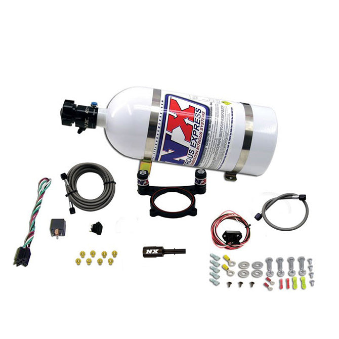 Nitrous Express 20948-10 5.0L Coyote and 7.3L Godzilla Plate System (50-200HP) WITH 10LB BOTTLE - Truck Part Superstore
