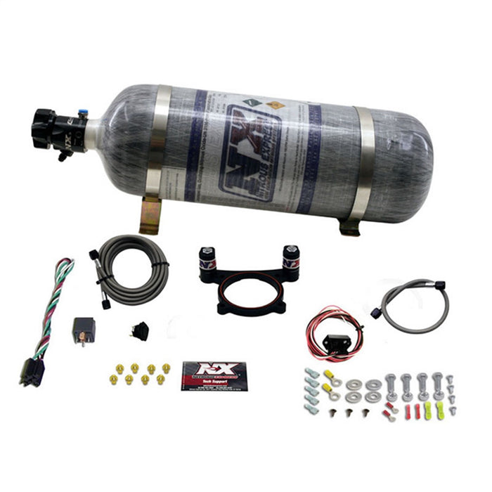 Nitrous Express 20948-12 5.0L Coyote and 7.3L Godzilla Plate System(50-200HP) WITH COMPOSITE BOTTLE - Truck Part Superstore
