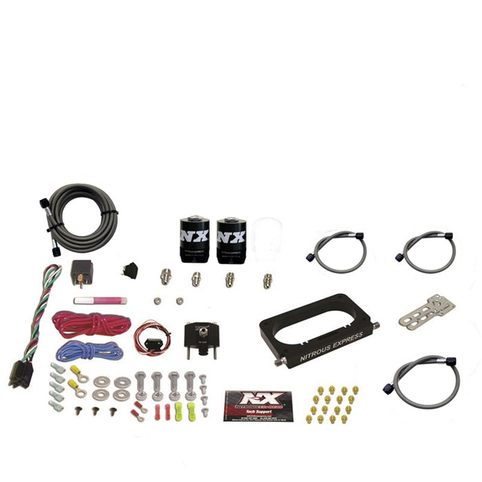 Nitrous Express 20950-00 FORD 4 VALVE NITROUS PLATE SYSTEM (50-300HP) WITHOUT BOTTLE - Truck Part Superstore