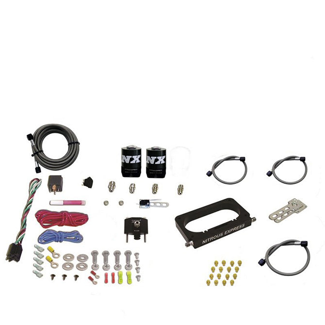 Nitrous Express 20950-00 FORD 4 VALVE NITROUS PLATE SYSTEM (50-300HP) WITHOUT BOTTLE - Truck Part Superstore