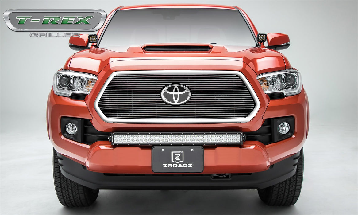 T-Rex Grilles 20950 Billet Series Grille; Horizontal; Aluminum; Polished; 1 Pc; Insert; - Truck Part Superstore