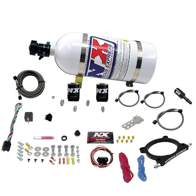 Nitrous Express 20951-10 5.0L Coyote and 7.3L Godzilla Plate System (50-250HP) W/10LB BOTTLE - Truck Part Superstore