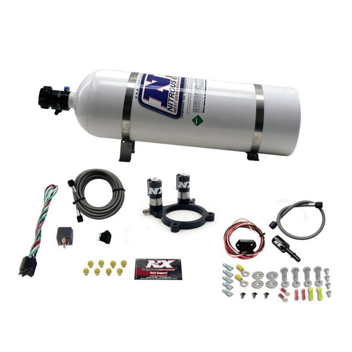 Nitrous Express 20952-15 FORD V6 NITROUS PLATE SYSTEM-3.5L AND 3.7L W/15LB BOTTLE - Truck Part Superstore