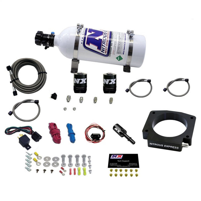 Nitrous Express 20953-05 NITROUS PLATE SYSTEM-GT350 5.2L-5LB BOTTLE - Truck Part Superstore