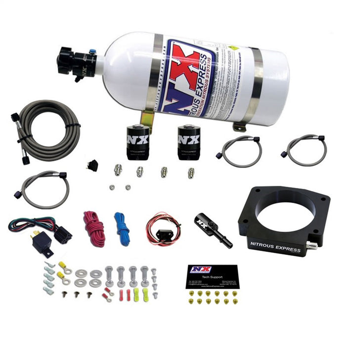 Nitrous Express 20953-10 NITROUS PLATE SYSTEM-GT350 5.2L-10LB BOTTLE - Truck Part Superstore