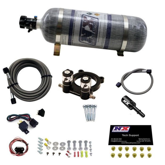 Nitrous Express 20954-12 FORD 4 CYL NITROUS PLATE SYSTEM-2.3L ECOBOOST W/12LB BOTTLE - Truck Part Superstore