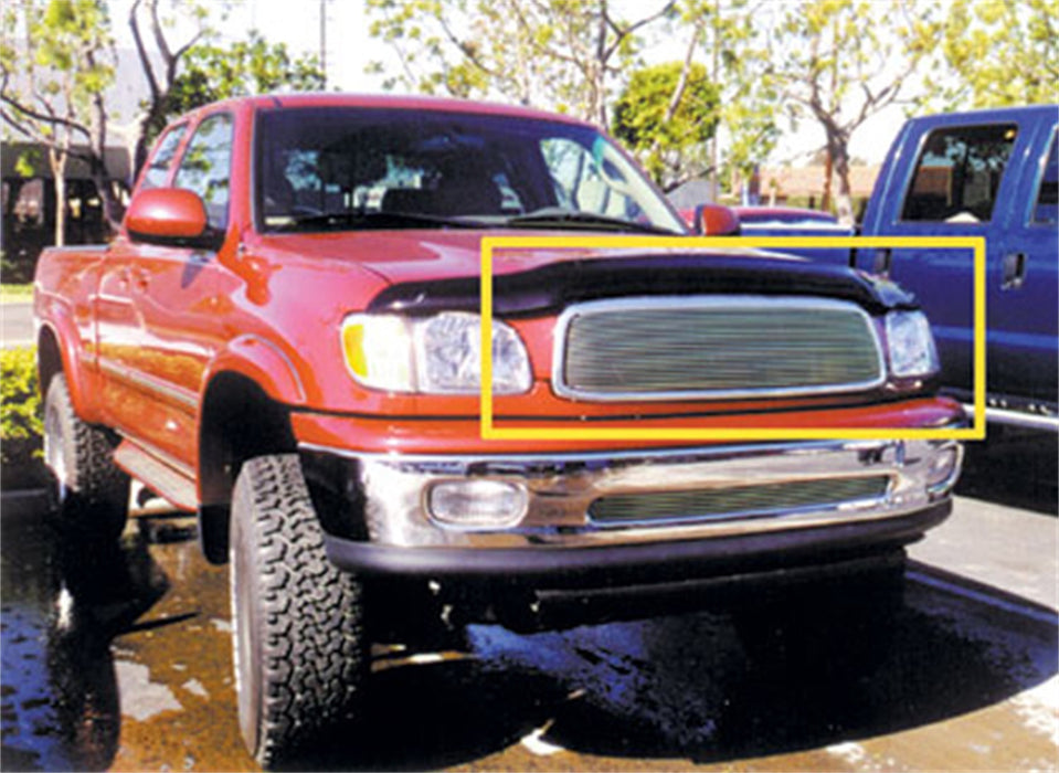 T-Rex Grilles 20955 Billet Series Grille; Horizontal; Aluminum; Polished; 1 Pc; Insert; - Truck Part Superstore