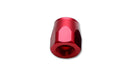 Vibrant Performance 20956R Hose End Socket; Size: -6AN; Anodized Red; 6061 Aluminum; - Truck Part Superstore