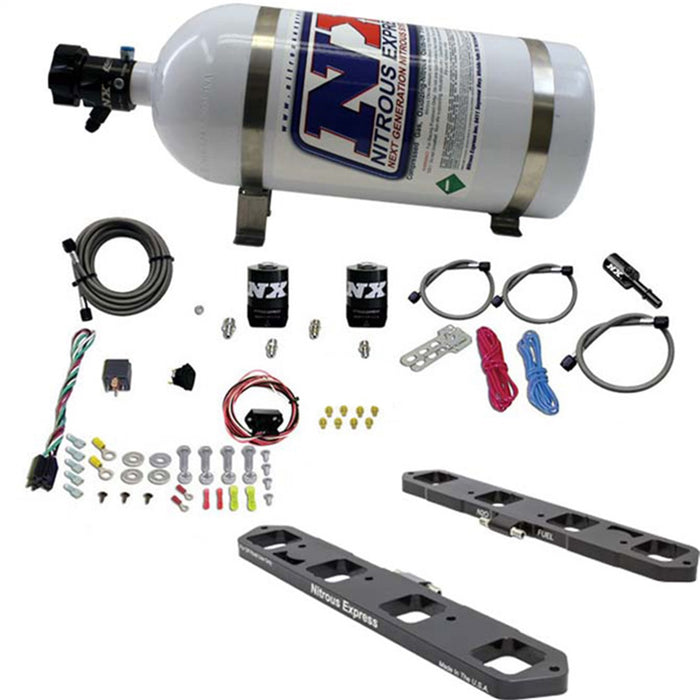 Nitrous Express 20958-10 Direct Port Plate System For 5.7;6.1 and 6.4 Hemi W/10Lb Bottle - Truck Part Superstore