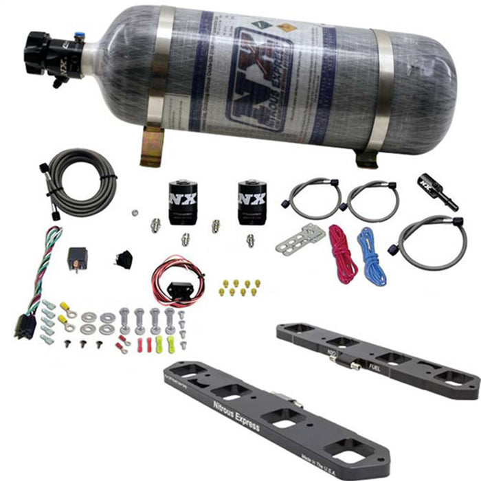 Nitrous Express 20958-12 Direct Port Plate System For 5.7;6.1 and 6.4 Hemi W/12Lb Bottle - Truck Part Superstore