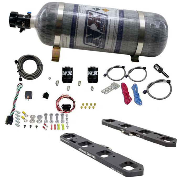 Nitrous Express 20958-12 Direct Port Plate System For 5.7;6.1 and 6.4 Hemi W/12Lb Bottle - Truck Part Superstore