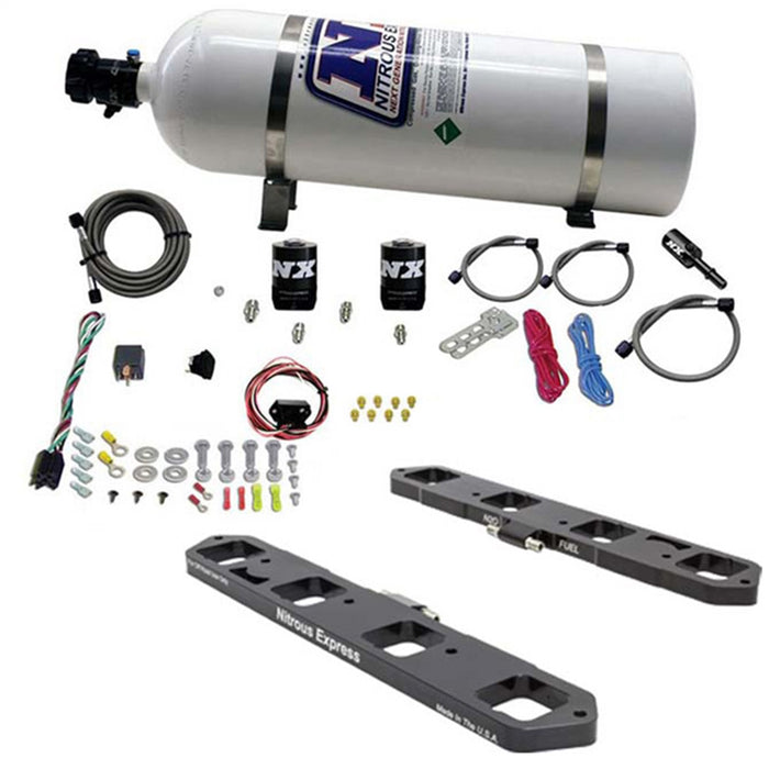 Nitrous Express 20958-15 Direct Port Plate System For 5.7;6.1 and 6.4 Hemi W/15Lb Bottle - Truck Part Superstore