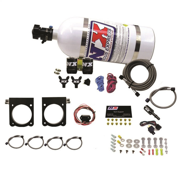 Nitrous Express 20970-10 GEN-V VIPER NITROUS PLATE SYSTEM (50-400HP) W/10LB BOTTLE - Truck Part Superstore