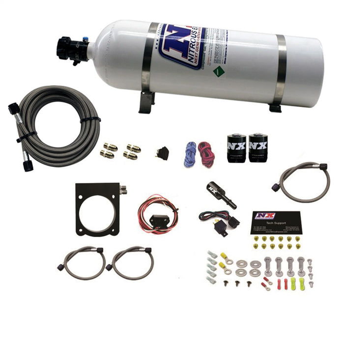 Nitrous Express 20971-15 3.6L V6 DODGE PLATE SYSTEM (50-200HP) W/15LB BOTTLE - Truck Part Superstore