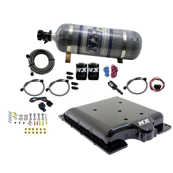 Nitrous Express 20972-12 Hellcat Lid With Nitrous System (100-400HP) W/12LB Bottle - Truck Part Superstore