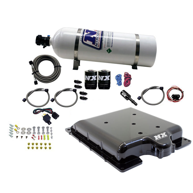 Nitrous Express 20972-15 Hellcat Lid With Nitrous System (100-400HP) W/15LB Bottle - Truck Part Superstore