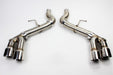 Mishimoto MMEXH-CAM8-16AQTRP Quad Tip Race Axleback Exhaust, fits Chevrolet Camaro SS 2016+ - Truck Part Superstore