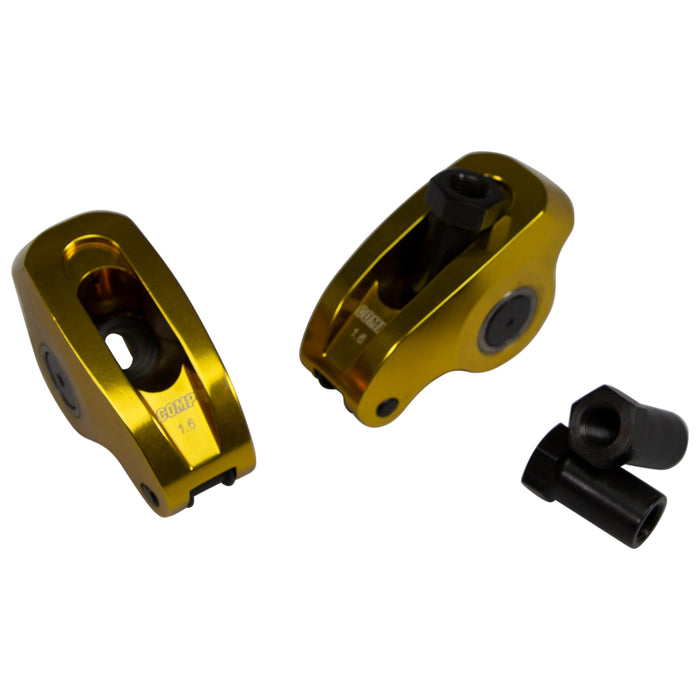 COMP Cams 19016-8 Ultra-Gold ARC Narrow Rocker Set of 8 w/ 1.6 Ratio for '88+ SBC w/ 3/8" Stud - Truck Part Superstore