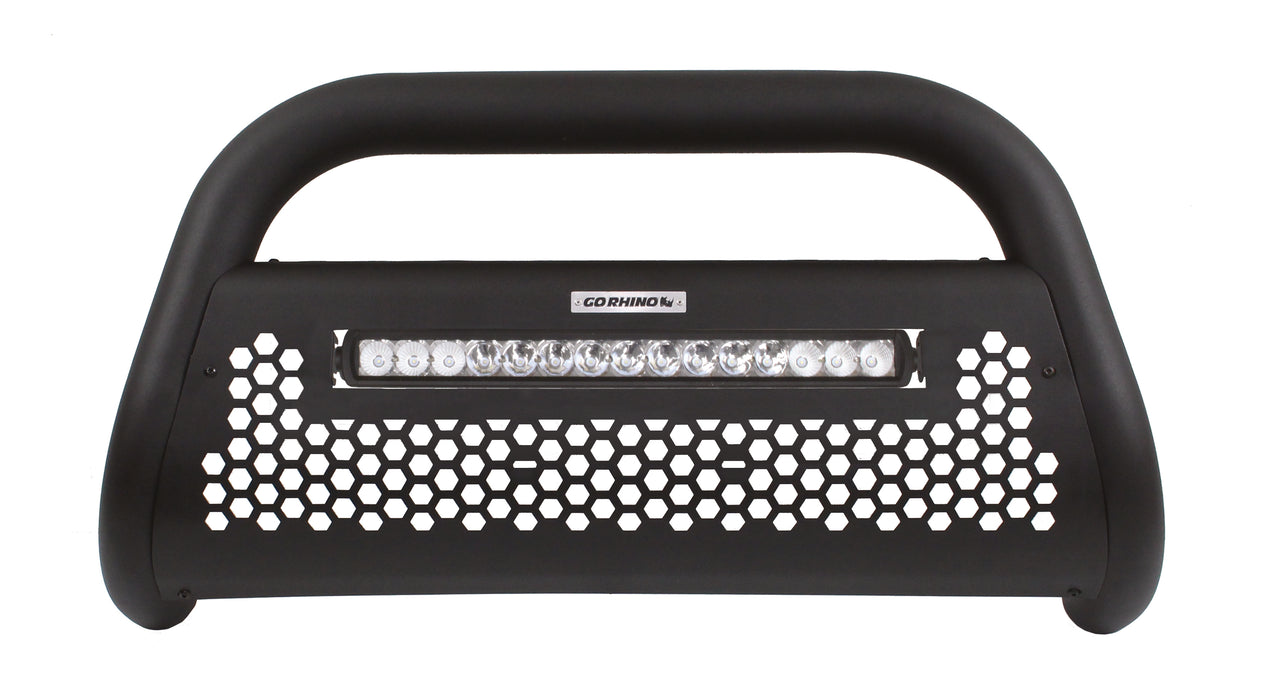 Go Rhino 55673LT Defensa RC2 LR20 con barra sencilla de 20" (Con kit de instalación) - Truck Part Superstore