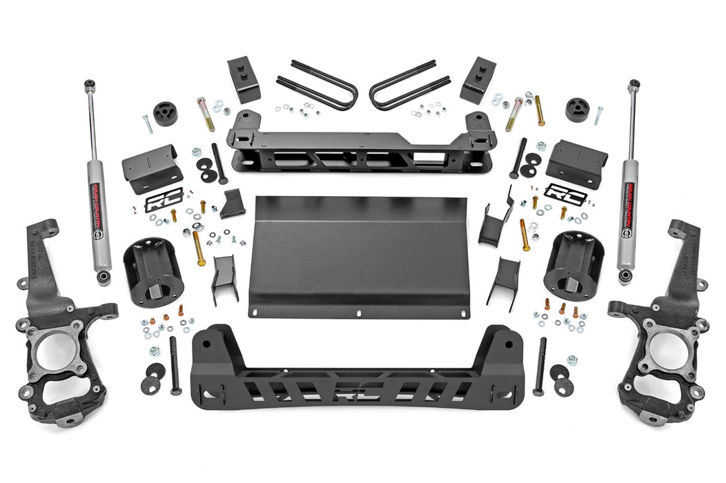 Rough Country 40730 4 Inch Lift Kit with N3 Shocks 21-22 Ford F-150 Tremor 4WD Rough Country - Truck Part Superstore