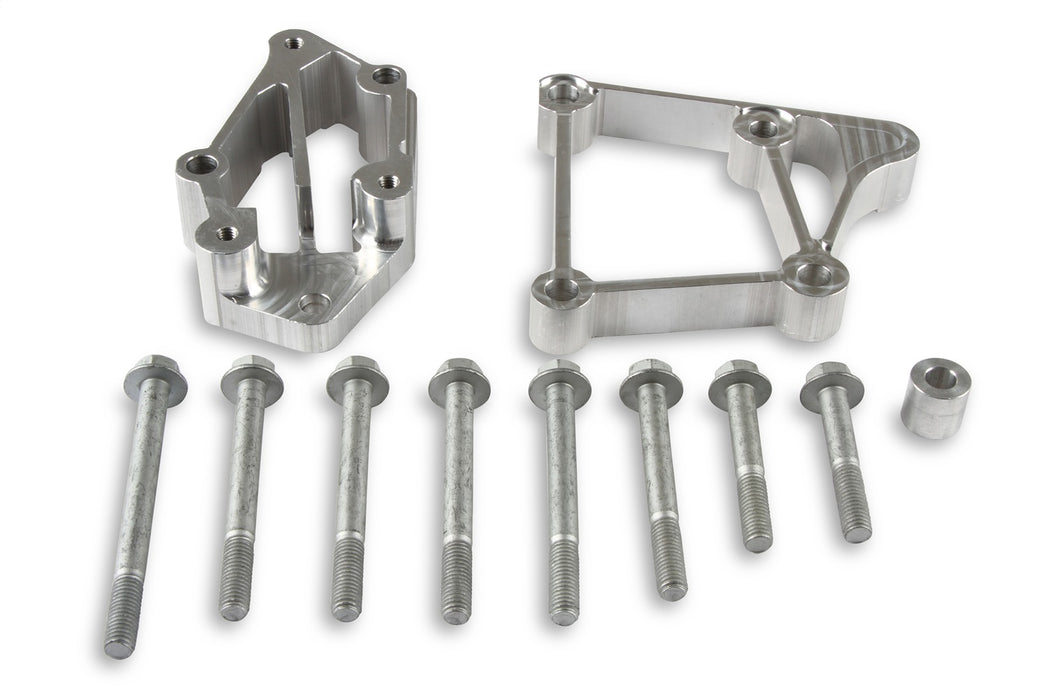 Holley 21-2 Accessory Drive Bracket; Cast; GM LS; For Use w/Medium Belt Alignment; - Truck Part Superstore