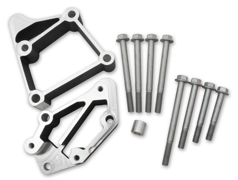 Holley 21-2BK Accessory Drive Bracket; Black; GM LS; For Use w/Medium Belt Alignment; - Truck Part Superstore